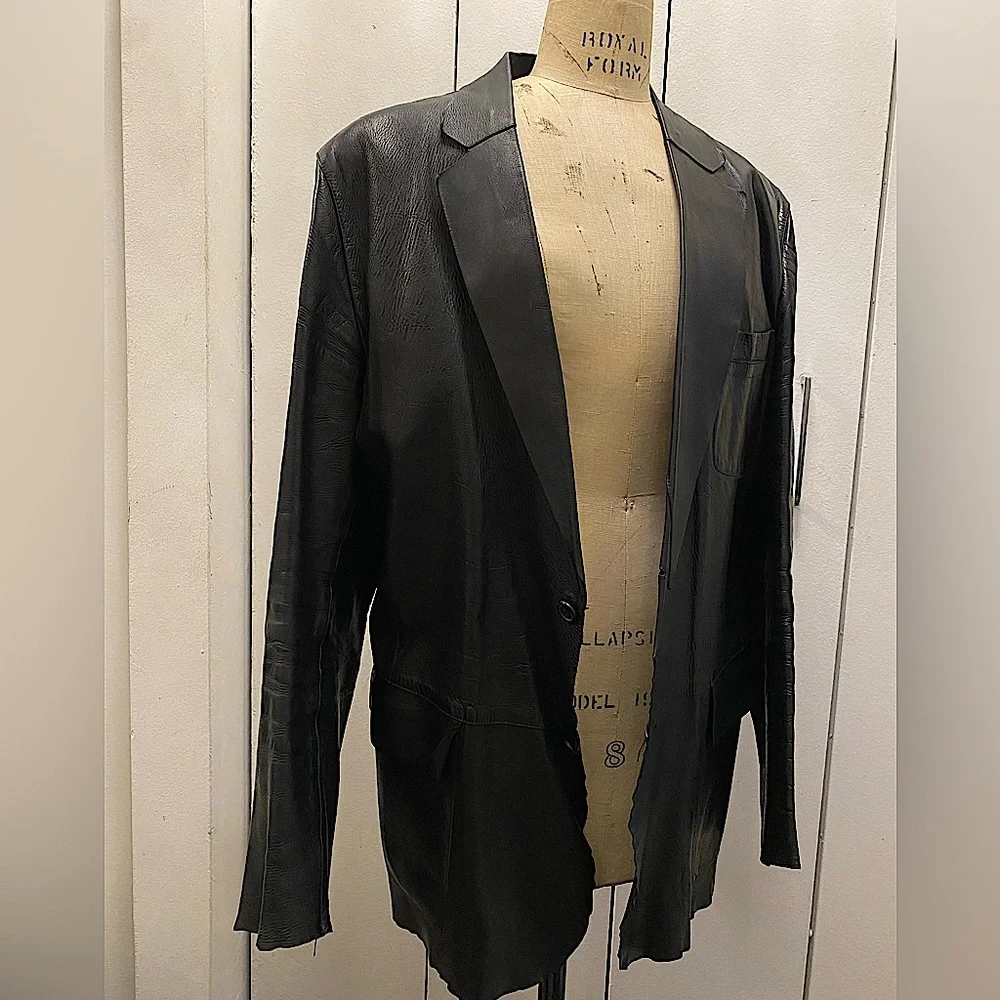 Gucci by Tom Ford leather blazer